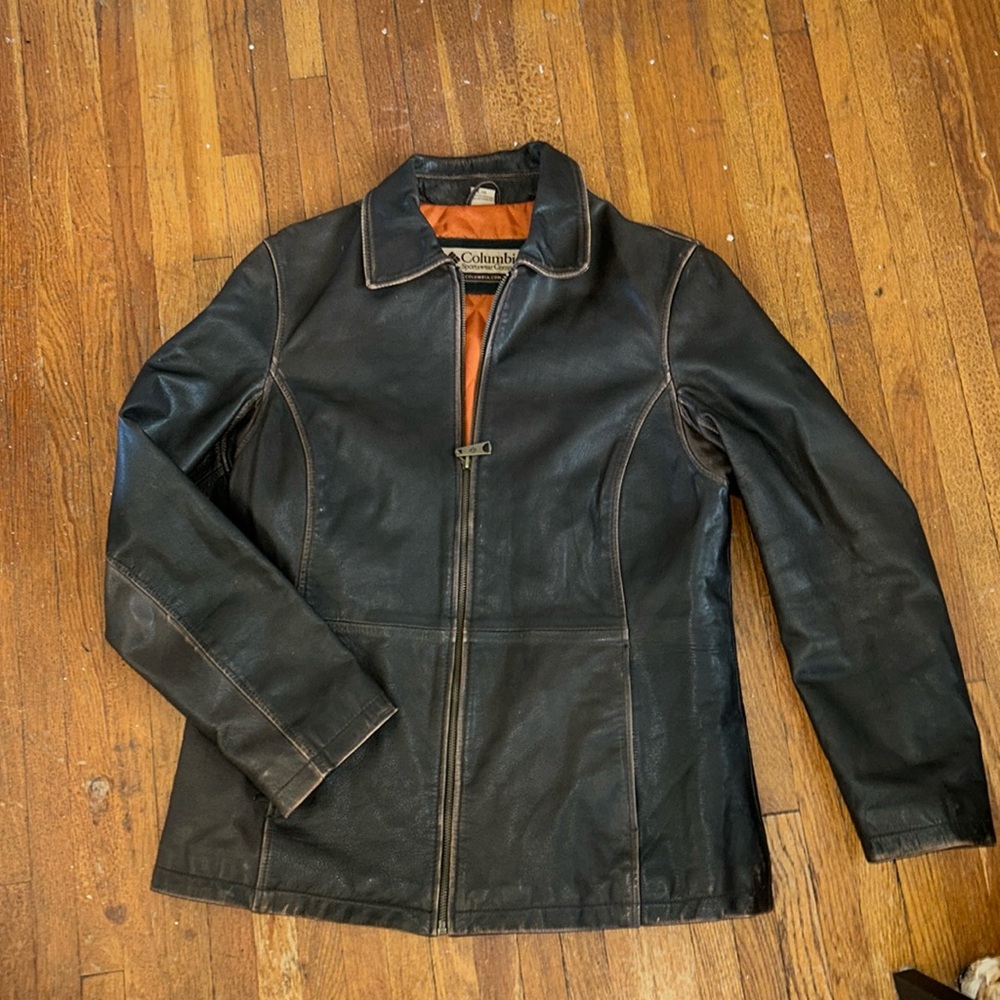 Columbia leather jacket